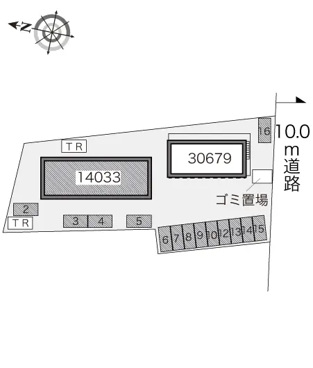 ★手数料０円★春日部市藤塚　月極駐車場（LP）